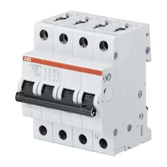 Disjoncteur S203M 3P+Neutre à droite-CBE C 40A -Icn. 10kA / Icu. 15kA|ABB-ABBA955064