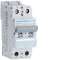 Disjoncteur 2P 6-10kA courbe C - 1A 2 modules|Hager-HAGNFN201