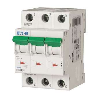Disj. PLS 3X6A 6kA (EN 60898) cbe B|Eaton industries-EONPLS6-B6-3-MW