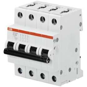 Disjoncteur S204M 4P 16A Courbe D Raccordement à vis - 15KA (4Modules)|ABB-ABB354463