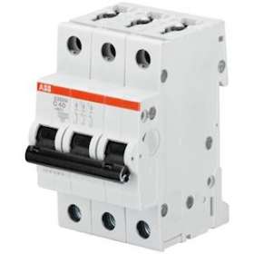 Disjoncteur S203M 3P 40A Courbe D Raccordement à vis - 15KA (3Modules)|ABB-ABB354367