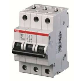 Disjoncteur S203P 3P 25A Courbe D Raccordement à vis - 25KA (3Modules)|ABB-ABB356365