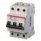 Disjoncteur S203P 3P 16A Courbe D Raccordement à vis - 25KA (3Modules)