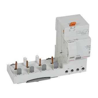 Bloc diff adaptable à vis DX³ pour disj. 1,5 mod/pôle -4P 63A -typeF 30mA|Legrand-LEG410636