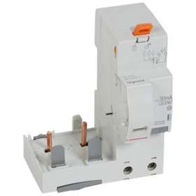 Bloc diff adaptable à vis DX³ pour disj 1,5 mod/pôle 2P 230-400V~ 63A typeF 30mA|Legrand-LEG410576