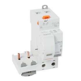 Bloc diff adaptable vis DX³ pour disj 1 mod/pôle -2P 230 à 400V~ 63A typeAC 30mA|Legrand-LEG410402