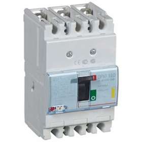 Disjoncteur magnétothermique DPX³160 pouvoir de coupure 16kA 400V~ - 3P - 125A|Legrand-LEG420006