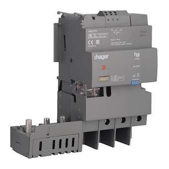 Bloc différentiel x160 3P 125A sensibilité fixe|Hager-HAGHBA127H