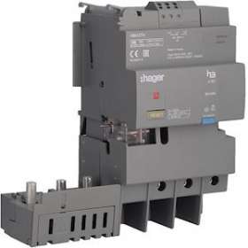 Bloc différentiel x160 3P 125A sensibilité fixe|Hager-HAGHBA127H