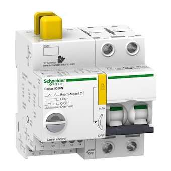 Acti9, Reflex iC60N disjonct. à commande intégrée interface Ti24 10A 2P courbe C|Schneider Electric-SCHA9C62210