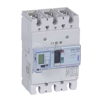 Disjoncteur électronique avec unité de mesure DPX³250 Icu 50kA 400V~ - 3P - 100A|Legrand-LEG420465