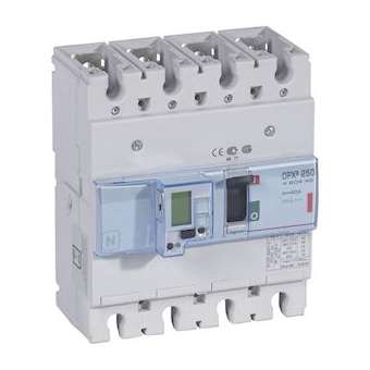 Disjoncteur électronique avec unité de mesure DPX³250 Icu 36kA 400V~ - 4P - 40A|Legrand-LEG420442