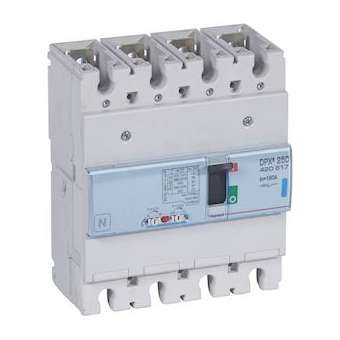 Disjoncteur magnétothermique DPX³250 pouvoir de coupure 70kA 400V~ - 4P - 160A|Legrand-LEG420617