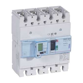 Disjoncteur électronique avec unité de mesure DPX³250 Icu 50kA 400V~ - 4P - 250A|Legrand-LEG420479