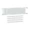 PrismaSeT P Active - Platine NSXm horizont. - fixe - 3P4P - Cde man. rotat.-L650