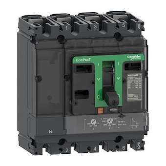 ComPacT NSX100B - disjoncteur - TM-D 100A - 4P4D - 25kA - montage fixe|Schneider Electric-SCHC10B4TM100