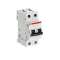 Disjoncteur S202M 2P 1A Courbe D Raccordement à vis - 15KA (2Modules)
