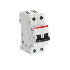 Disjoncteur S202M 2P 1A Courbe D Raccordement à vis - 15KA (2Modules)|ABB-ABB354252