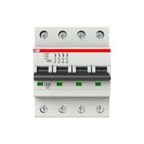 Disjoncteur S204P 4P 50A Courbe C Raccordement à vis - 15KA (4Modules)|ABB-ABB356443