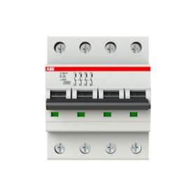 Disjoncteur S204P 4P 25A Courbe D Raccordement à vis - 25KA (4Modules)|ABB-ABB356465