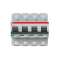 Disjoncteur S804S 4P 40A Courbe C Raccordement à vis - 50KA (6Modules)