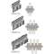 Support Jeu de barre Plat 2x10mm ou 3x10mm - L100mm (x24Pces)