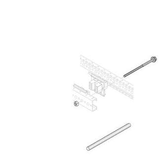 Axe filetées Inox L160mm (x10Pces)|ABB-ABBPTRS1601