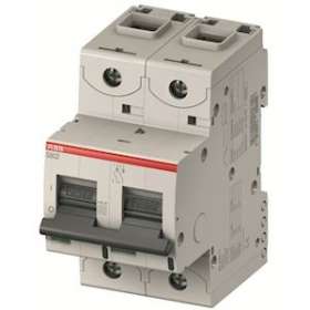 Disjoncteur S802S 2P 32A Courbe C Raccordement à vis - 50KA (3Modules)|ABB-ABB742241