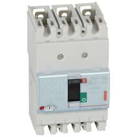 Disjoncteur magnétothermique DPX³160 pouvoir de coupure 36kA 400V~ - 3P - 125A|Legrand-LEG420086
