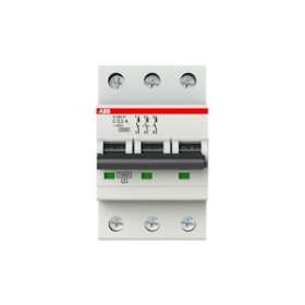 Disjoncteur S203P 3P 1A Courbe C Raccordement à vis - 25KA (3Modules)|ABB-ABB356327