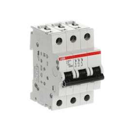 Disjoncteur S203P 3P 6A Courbe C Raccordement à vis - 25KA (3Modules)|ABB-ABB356333