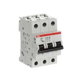 Disjoncteur S203P 3P 4A Courbe C Raccordement à vis - 25KA (3Modules)|ABB-ABB356332