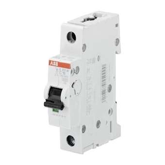 Disjoncteur S201M 1P 6A Courbe B Raccordement à vis - 15KA (1Module)|ABB-ABB354108