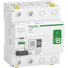Acti9 iID - interrupteur différentiel - 2P - 25A - 300mA - type B - SI - 400V|Schneider Electric-SCHA9Z64225