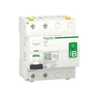 Acti9 iID - interrupteur différentiel - 2P - 25A - 30mA - type B - SI - 230V|Schneider Electric-SCHA9Z61225