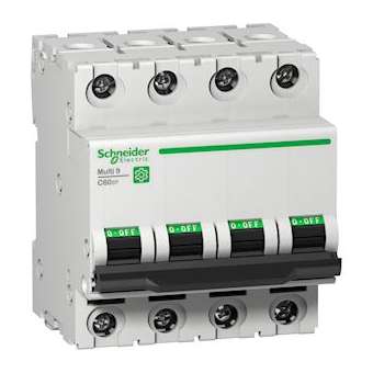 Multi9 C60 - disjoncteur - 4P - courbe D - 40A 5kA 480Y/277V - UL1077|Schneider Electric-SCHM9F23440