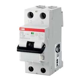 Disjoncteur Différentiel (DS201) 1P+N 6/10Ka D-6A 300mA Type A|ABB-ABB471261
