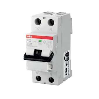 Disjoncteur Différentiel (DS201) 1P+N 6/10Ka D-40A 300mA Type A|ABB-ABB471267