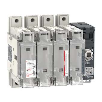 FuPact GS - interrupteur sectionneur fusible - 160A - 4P - DIN 00/000 - F&R CTRL|Schneider Electric-SCHLV481424