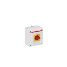 Coffret de Proximité 25A 4 p'les IP65 poignée R/J|ABB-ABB914319
