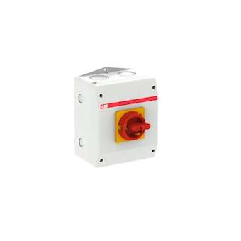 Coffret de Prox Otu 45A 4 p'les IP65 poignée R/J|ABB-ABB941379