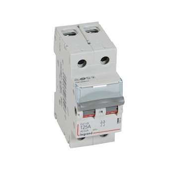 Interrupteur-sectionneur DX³-IS 2P 400V~ - 125A - 2 modules|Legrand-LEG406450