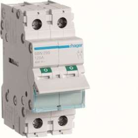 Interrupteur modulaire 2 pôles 125A|Hager-HAGSBN299