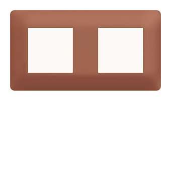 Plaque 2 postes essensya Sierra|Hager-HAGWE562