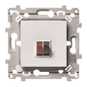 Essensya Prise haut parleur simple|Hager-HAGWE290