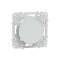Odace - Obturateur blanc Recyclé - Fixation par vis