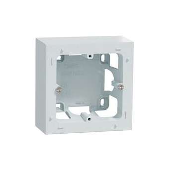 Odace Styl, boîte pour montage en saillie Blanc Recyclé, 1 poste|Schneider Electric-SCHS510762