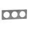 Odace Touch, plaque Pierre Galet 3 postes horiz./vert. entraxe 71mm|Schneider Electric-SCHS520806U