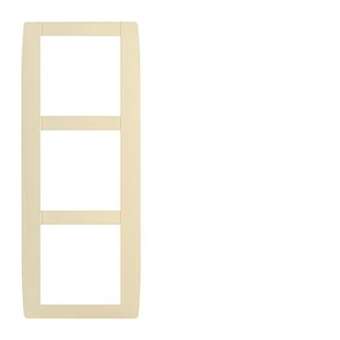 kallysta classic plaque 3 postes verticale entraxe 71 Dune|Hager-HAGWK419