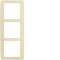 kallysta classic plaque 3 postes verticale entraxe 71 Dune|Hager-HAGWK419